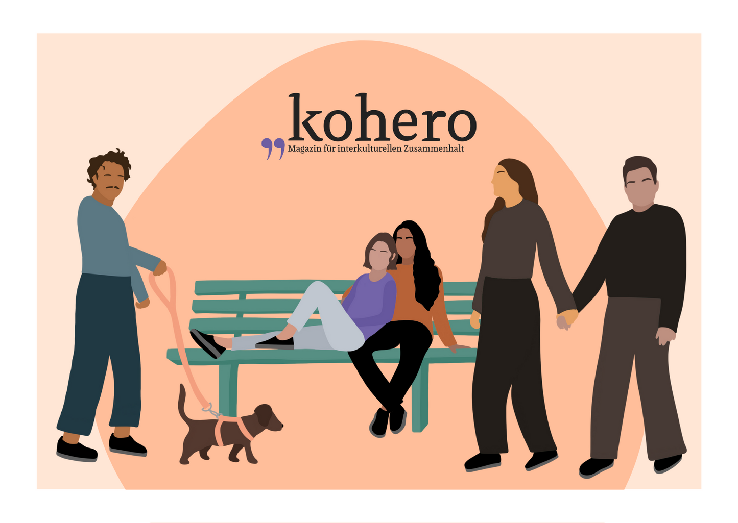 Postkarte "Team" von kohero.