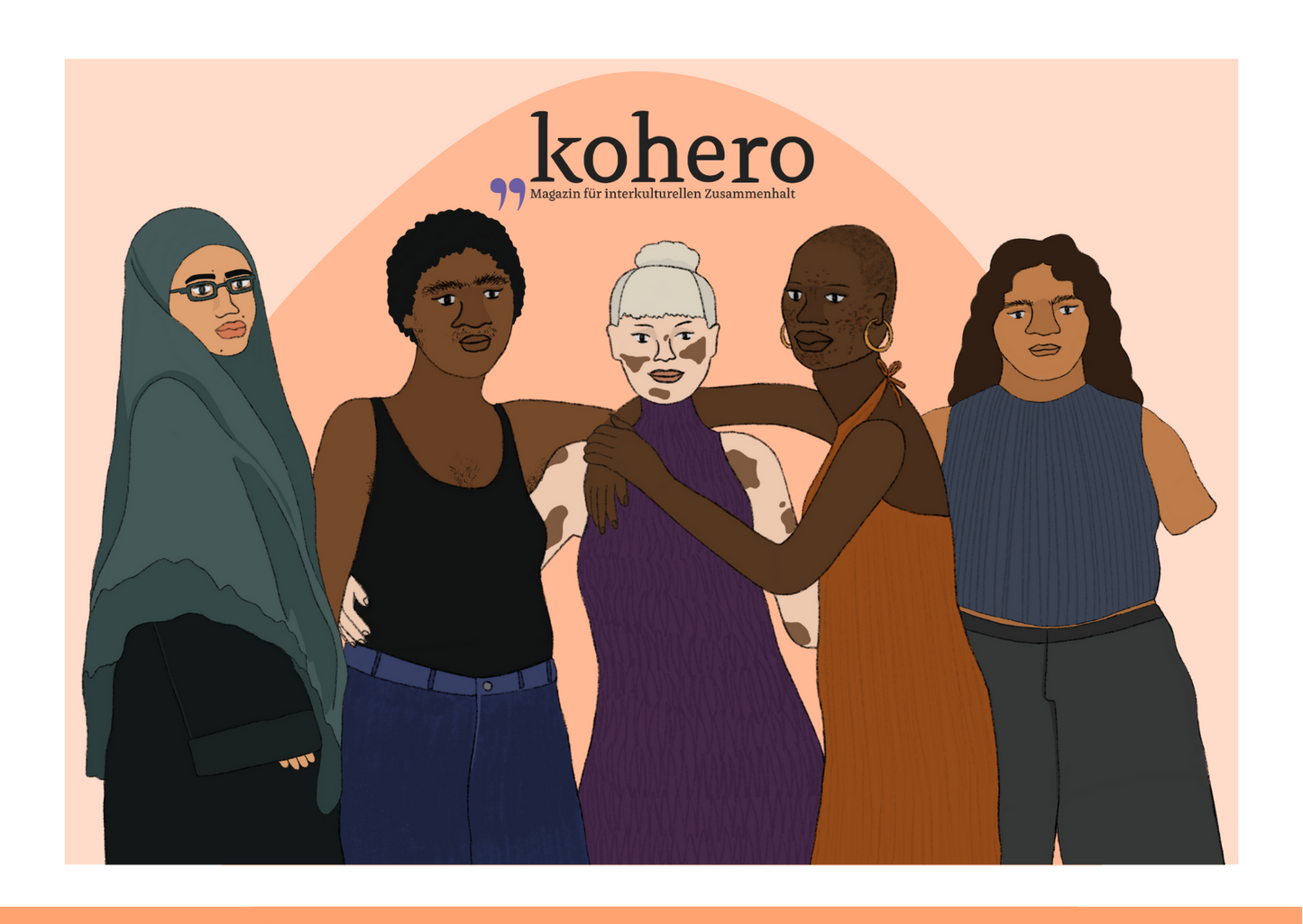 Postkarte zur Printausgabe "Wem gehört Schönheit?" von kohero.