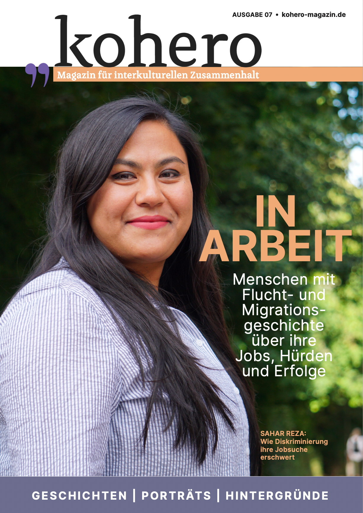 #7: In Arbeit. Die siebte Printausgabe von kohero.